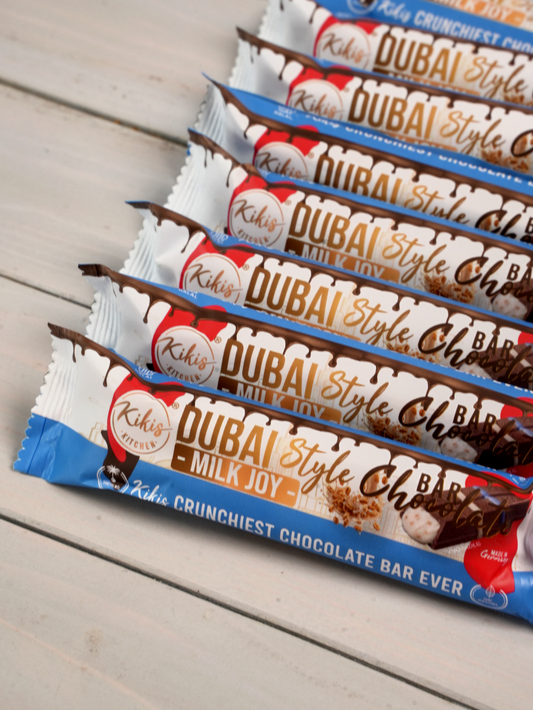 Kikis Dubai Style Bar Chocolate - Milk Joy 🍫 - von Kikis Kitchen - Nur €2.99! Bestelle jetzt Kikis Kitchen