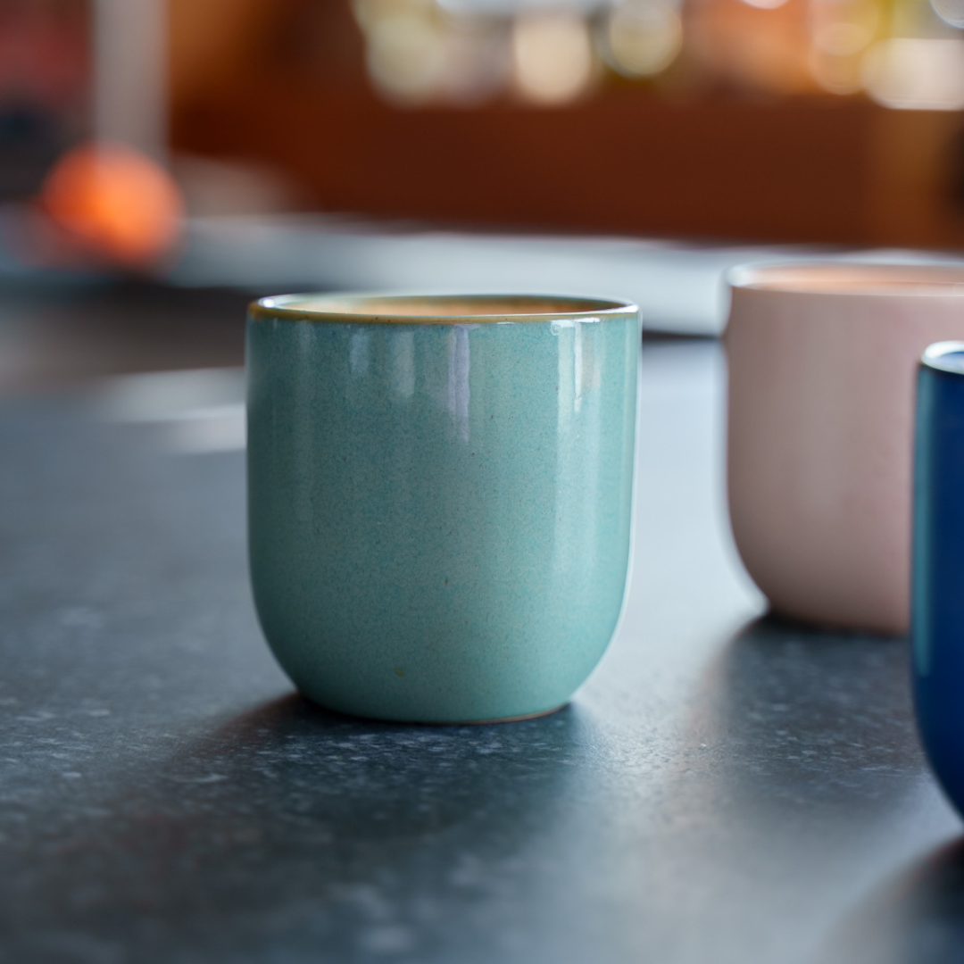 Kikis Keramik Tasse - 230ml mintgrün - von Kikis Kitchen - Nur €4.90! Bestelle jetzt Kikis Kitchen