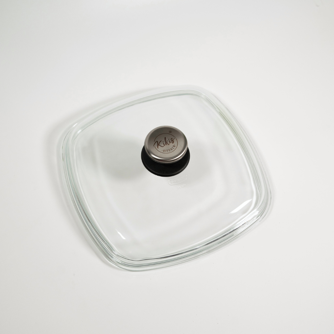 Kikis Premium Glasdeckel 28 x 28 cm - von Kikis Kitchen - Nur €13.90! Bestelle jetzt Kikis Kitchen