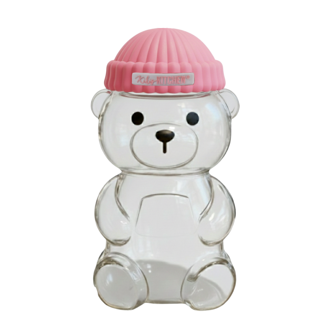 Kikis Bear Cup Glass - Rosa - von Kikis Kitchen - Nur €14.90! Bestelle jetzt Kikis Kitchen
