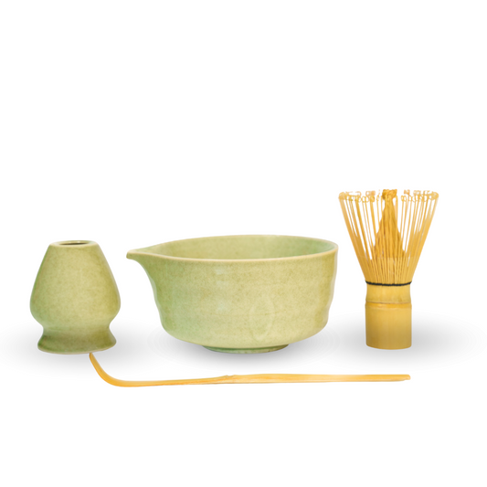 Kikis Matcha Set - Matcha-Besen, Schale, Halter und Löffel -  von Kikis Kitchen - Nur €24.90! Bestelle jetzt Kikis Kitchen