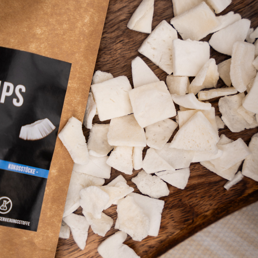 Kikis Fruchtchips - Kokosnuss - von Kikis Kitchen - Nur €3.90! Bestelle jetzt Kikis Kitchen