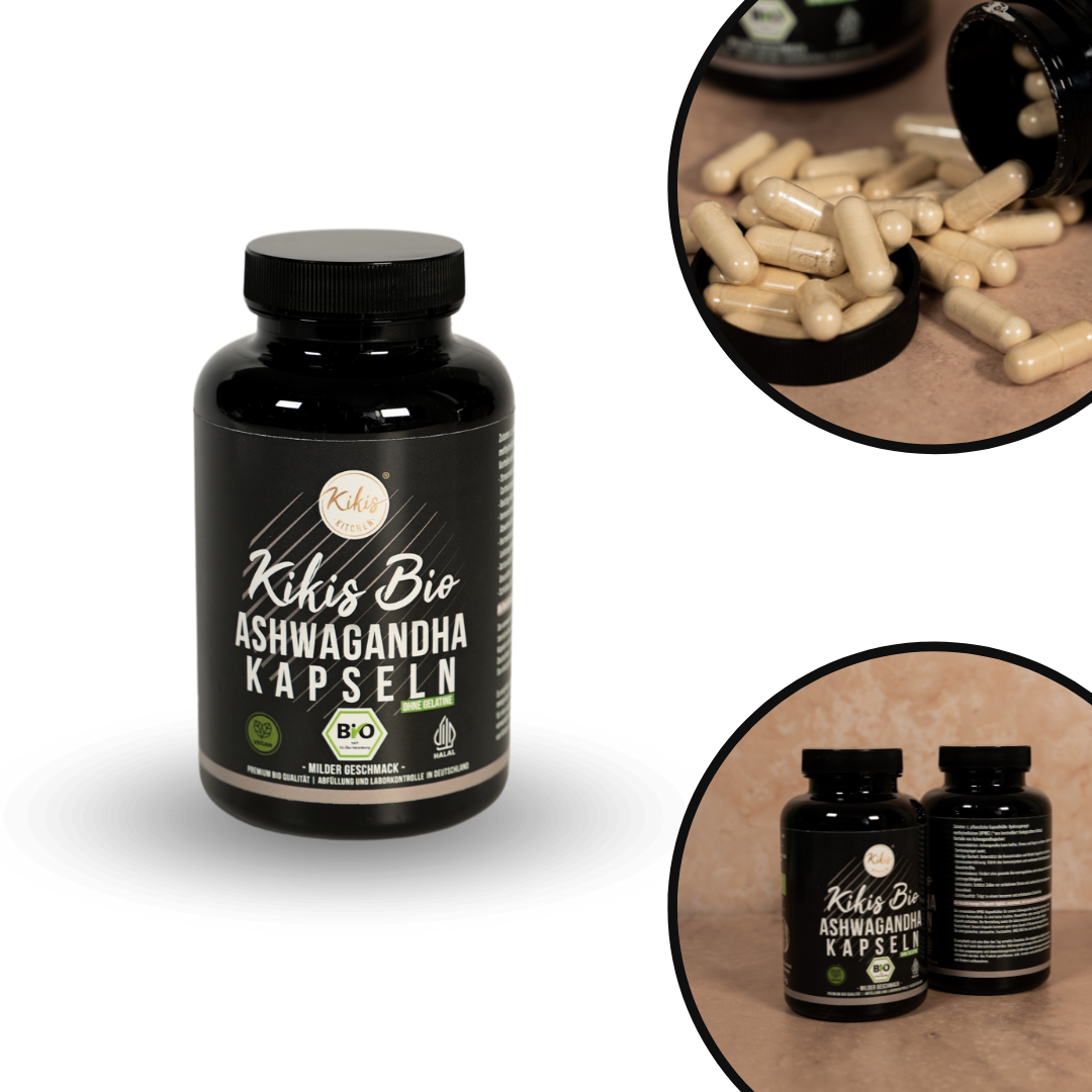 Kikis Ashwagandha Kapseln BIO - von Kikis Kitchen - Nur €19.90! Bestelle jetzt Kikis Kitchen