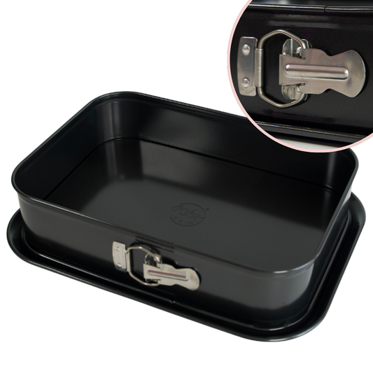 Kikis Springform eckig groß - BLACK EDITION -  von Kikis Kitchen - Nur €24.90! Bestelle jetzt Kikis Kitchen