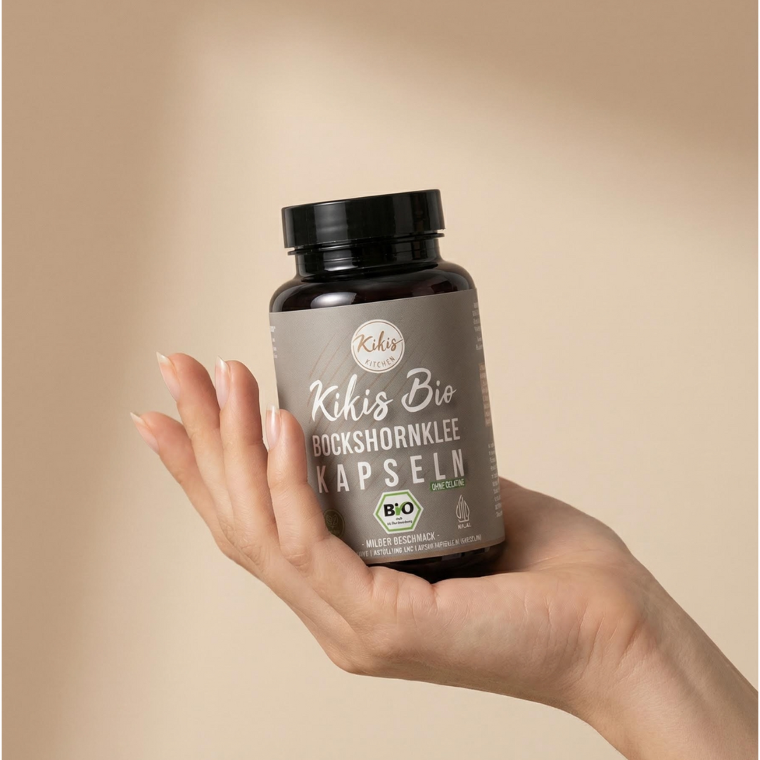 Kikis Bio Bockshornklee Kapseln - BIO - von Kikis Kitchen - Nur €12.90! Bestelle jetzt Kikis Kitchen