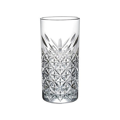 Trinkgläser Timeless Kristall-Design 4 x 295ml lang -  von Tanay - Nur €11.90! Bestelle jetzt Kikis Kitchen