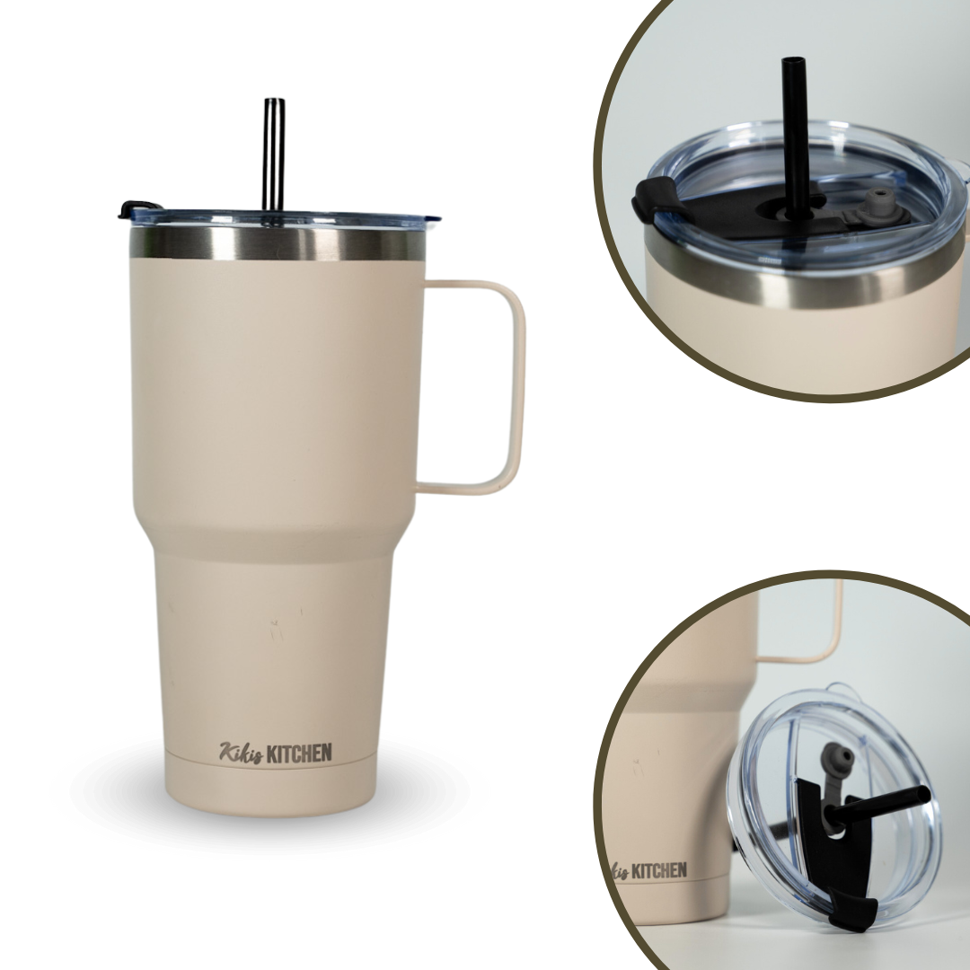 Kikis Cup - Thermobecher - Beige - von Kikis Kitchen - Nur €24.90! Bestelle jetzt Kikis Kitchen