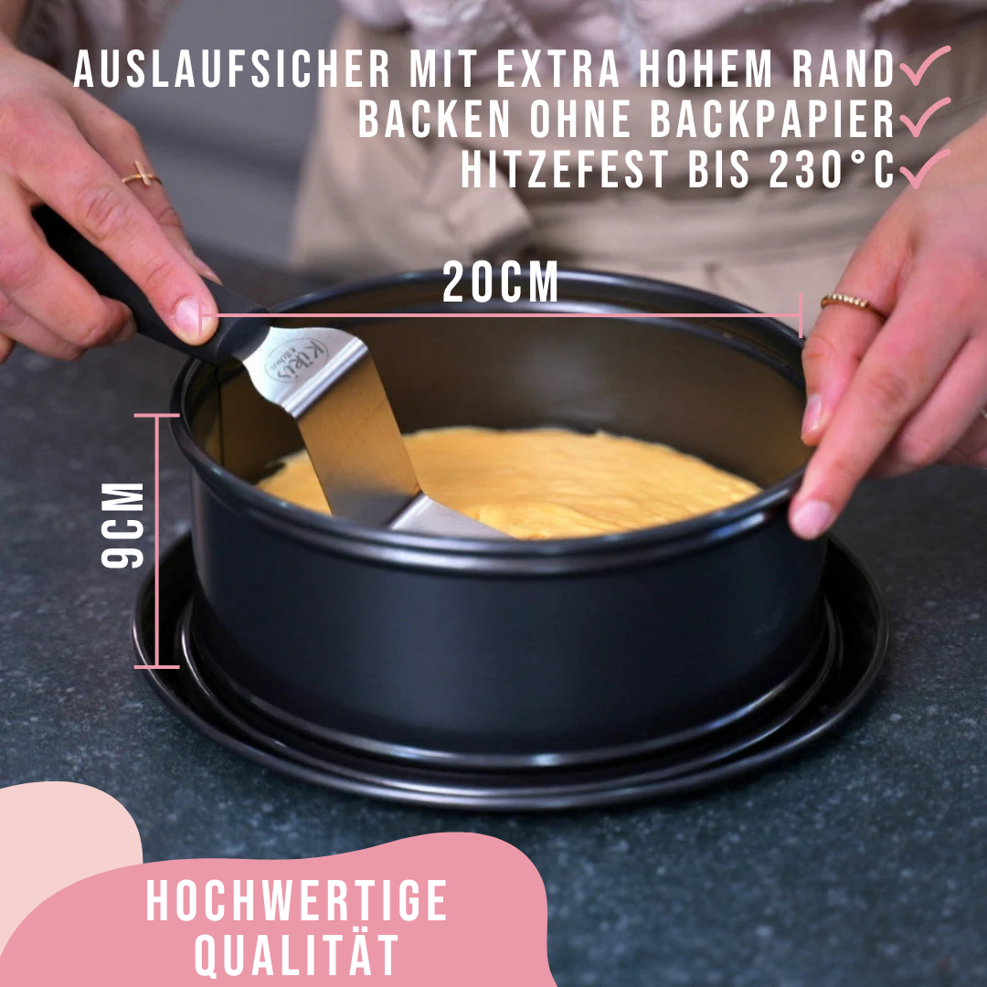Kikis Springform 20cm - BLACK EDITION - von Kikis Kitchen - Nur €22.90! Bestelle jetzt Kikis Kitchen