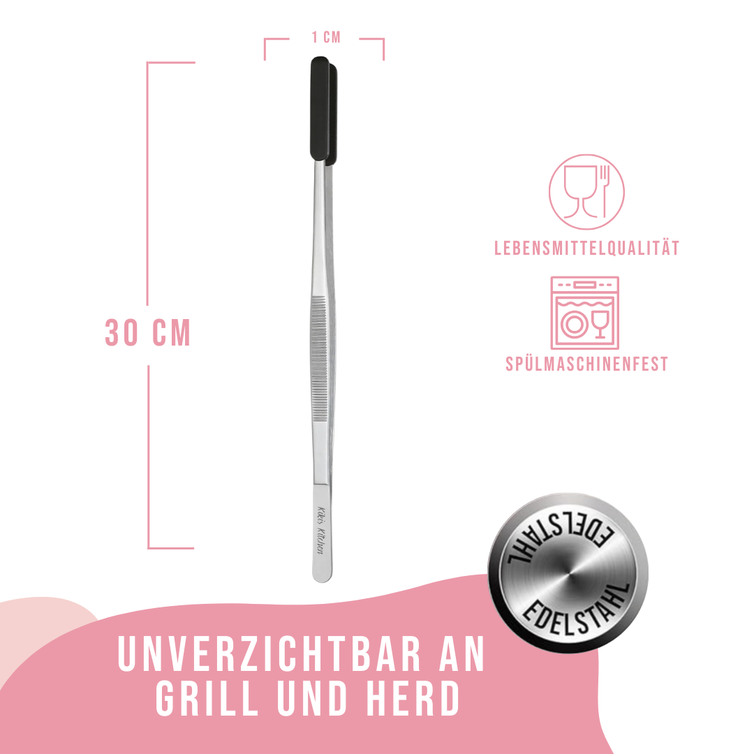 Kikis Pinzette mit Silikonspitzen - von Kikis Kitchen - Nur €12.90! Bestelle jetzt Kikis Kitchen