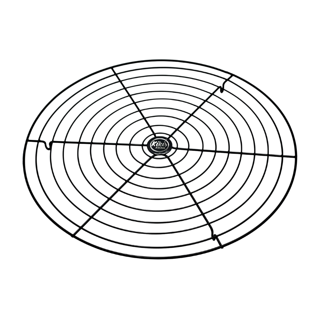 Kikis Auskühlgitter rund - BLACK EDITION - von Kikis Kitchen - Nur €12.90! Bestelle jetzt Kikis Kitchen