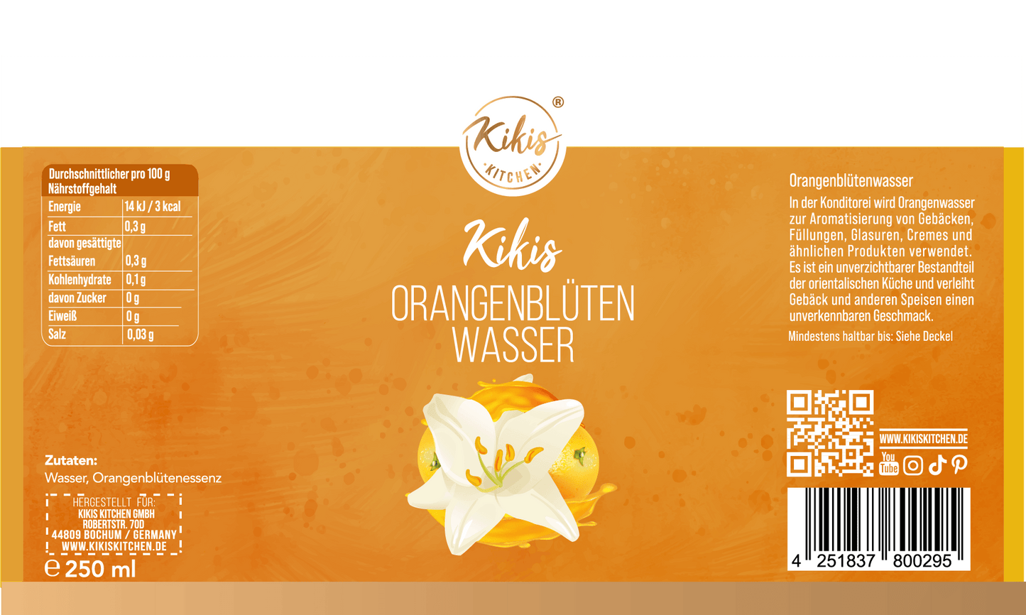 Kikis Orangenblütenwasser 250ml -  von Kikis Kitchen - Nur €1.99! Bestelle jetzt Kikis Kitchen