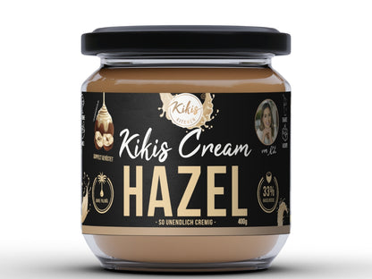 Kikis Cream HAZEL 400g FAMILYPACK - Haselnusscreme -  von Kikis Kitchen - Nur €6.79! Bestelle jetzt Kikis Kitchen