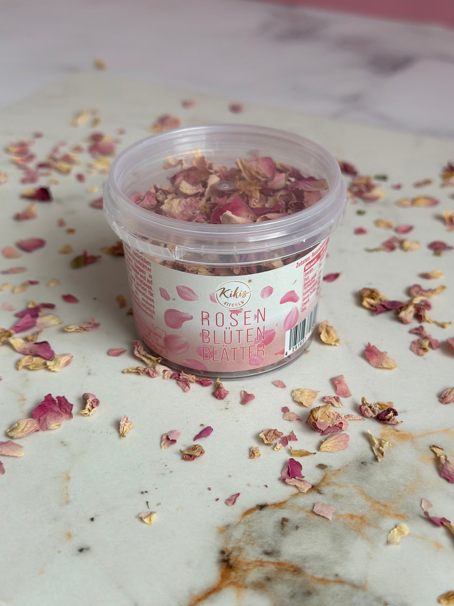 Neu: Kikis Rosenblütenblätter - 8g - von Kikis Kitchen - Nur €3.90! Bestelle jetzt Kikis Kitchen