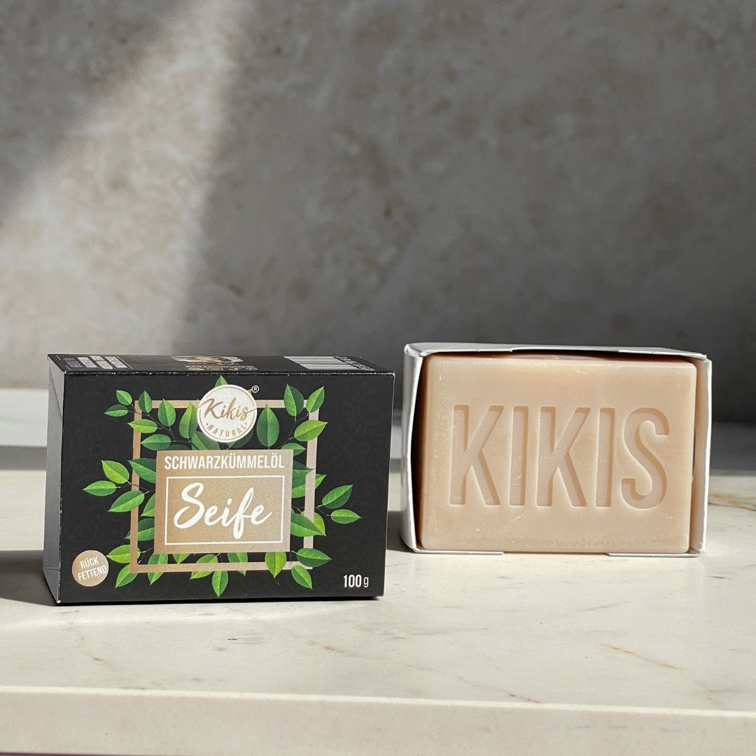 Kikis Schwarzkümmelöl-Seife -  von Kikis Kitchen - Nur €8.90! Bestelle jetzt Kikis Kitchen