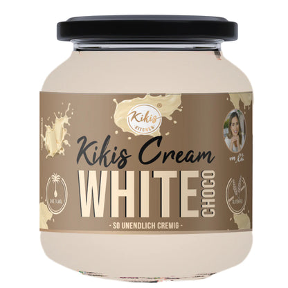 NEU: Kikis Cream WHITE CHOCO - Weiße Schokoladencreme -  von Kikis Kitchen - Nur €3.89! Bestelle jetzt Kikis Kitchen