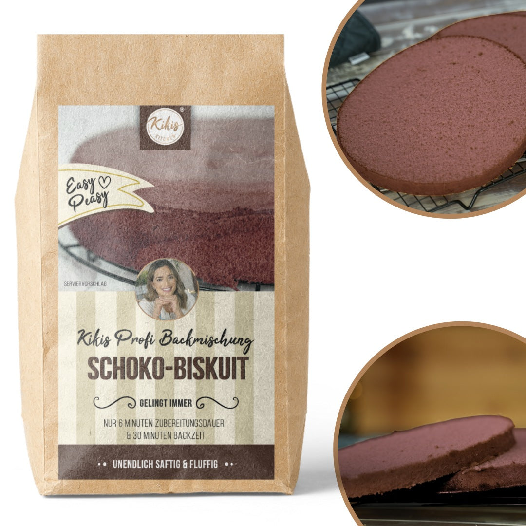 Kikis Schoko Biskuitboden - Backmischung - von Kikis Kitchen - Nur €4.50! Bestelle jetzt Kikis Kitchen