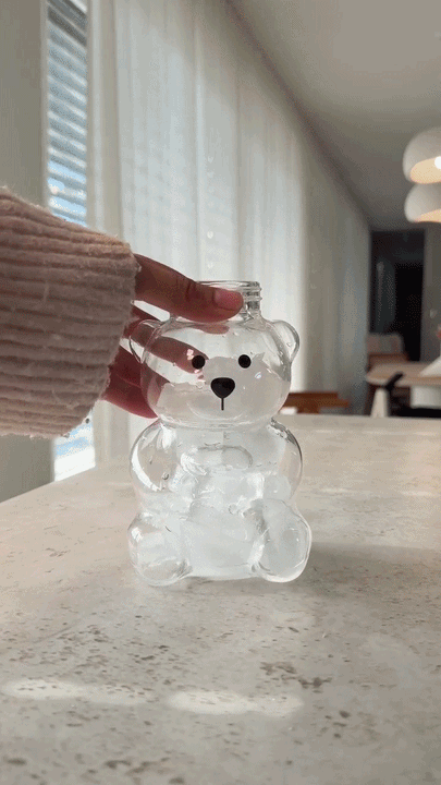 Kikis Bear Cup Glass - Braun - von Kikis Kitchen - Nur €14.90! Bestelle jetzt Kikis Kitchen