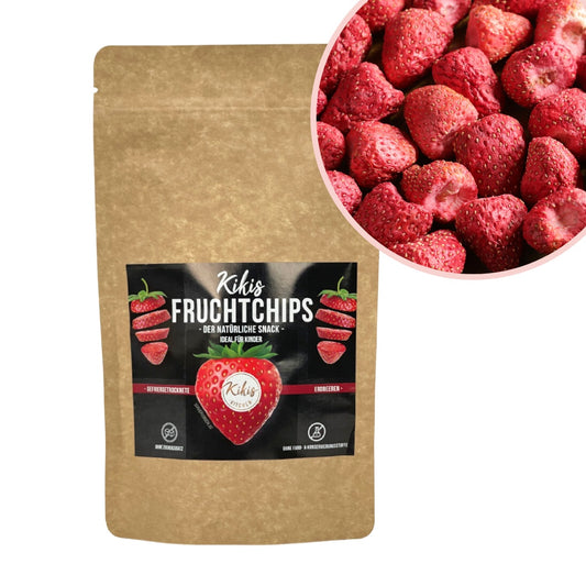 Kikis Fruchtchips - Erdbeere gefriergetrocknet 20g -  von Kikis Kitchen - Nur €3.90! Bestelle jetzt Kikis Kitchen