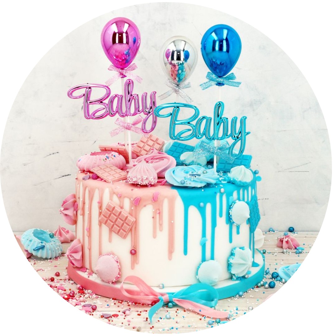 Kikis Cake Topper - Ballon Pink - von Kikis Kitchen - Nur €6.90! Bestelle jetzt Kikis Kitchen