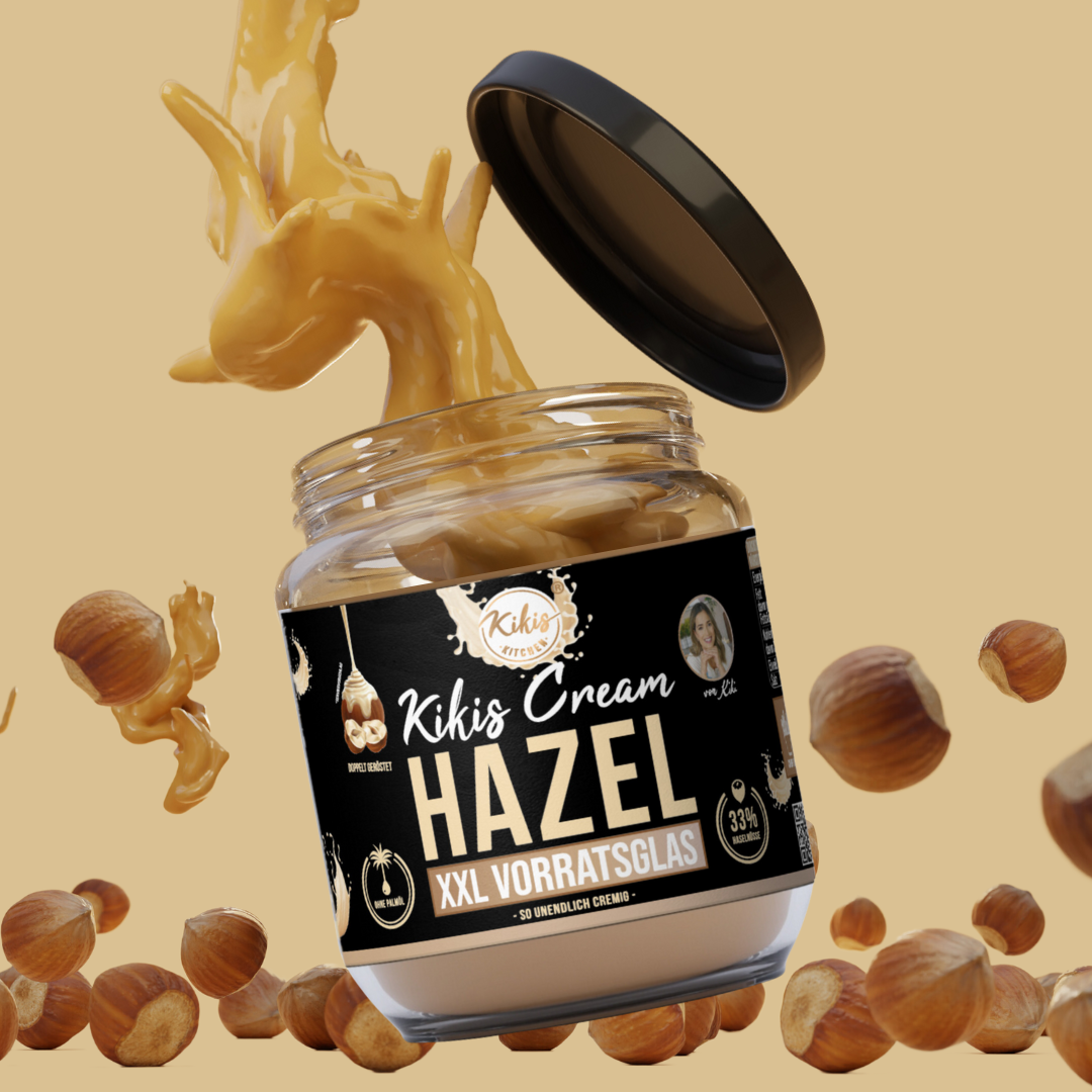 Kikis Cream HAZEL XXL 900g - Haselnusscreme - von Kikis Kitchen - Nur €12.99! Bestelle jetzt Kikis Kitchen