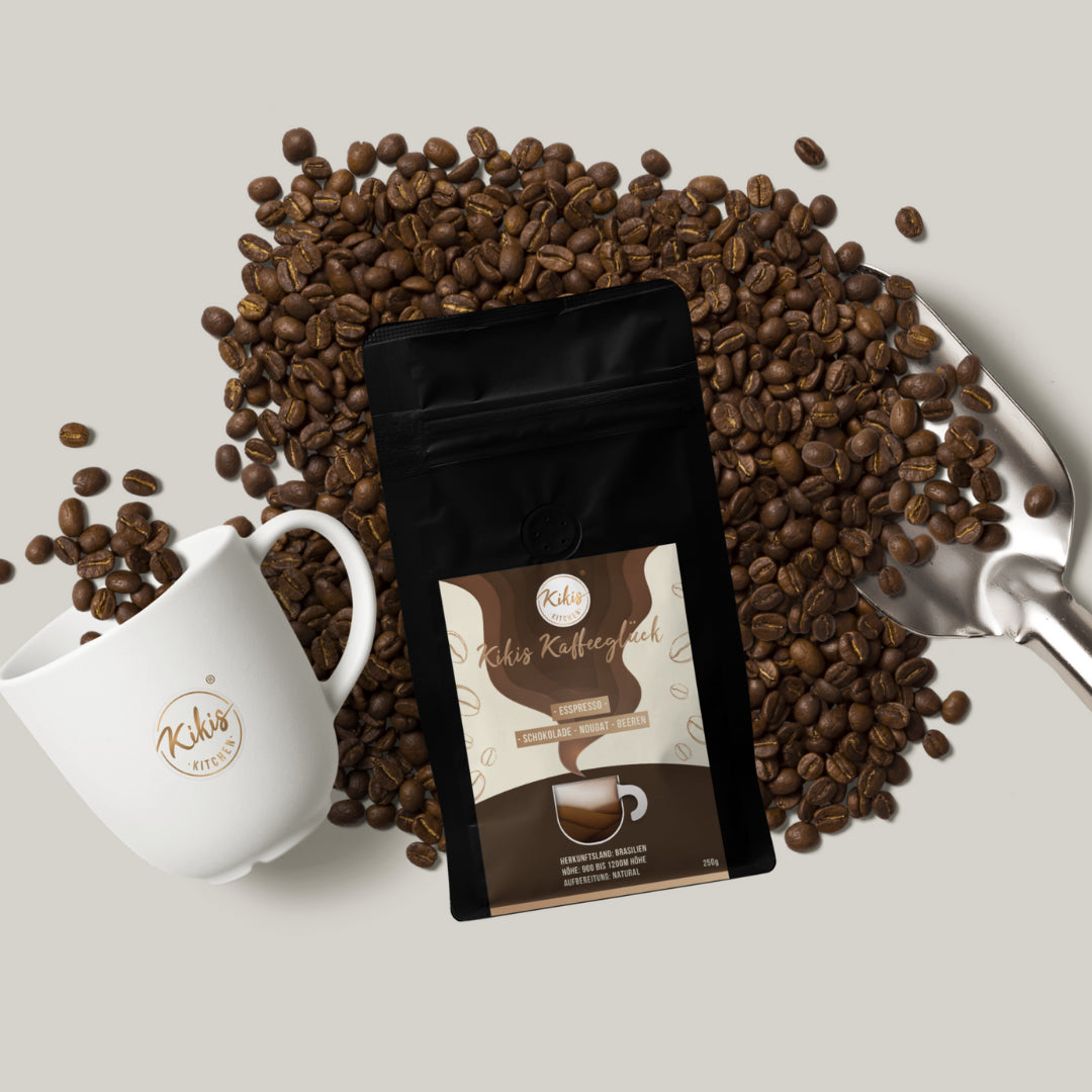 Kikis Kaffeeglück - Espressobohnen 250g -  von Kikis Kitchen - Nur €5.90! Bestelle jetzt Kikis Kitchen