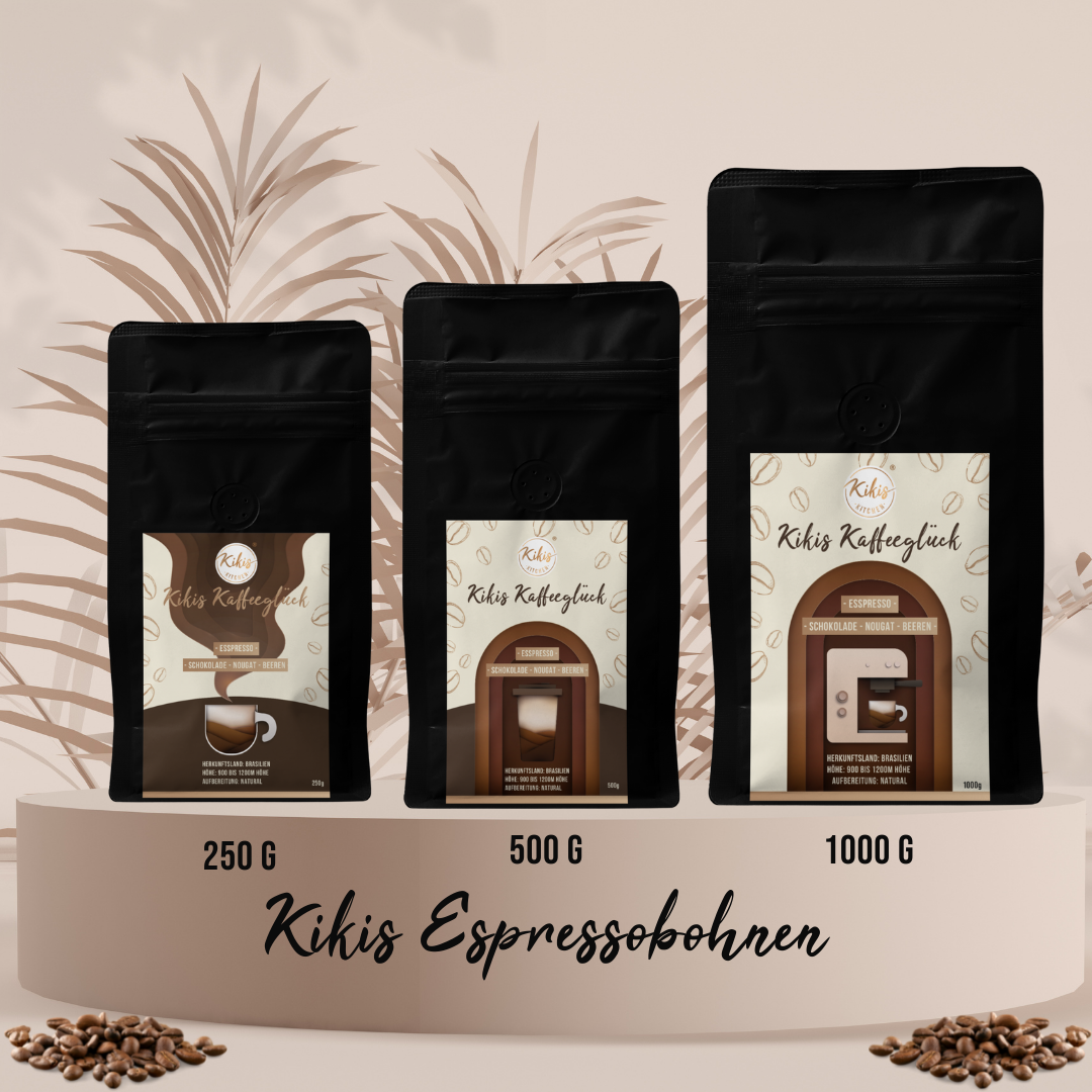 Kikis Kaffeeglück - Espressobohnen 1000g -  von Kikis Kitchen - Nur €19.90! Bestelle jetzt Kikis Kitchen