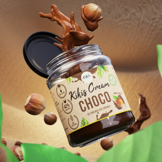 Kikis Cream VEGAN CHOCO - Vegane Haselnuss-Kakaocreme -  von Kikis Kitchen - Nur €4.49! Bestelle jetzt Kikis Kitchen