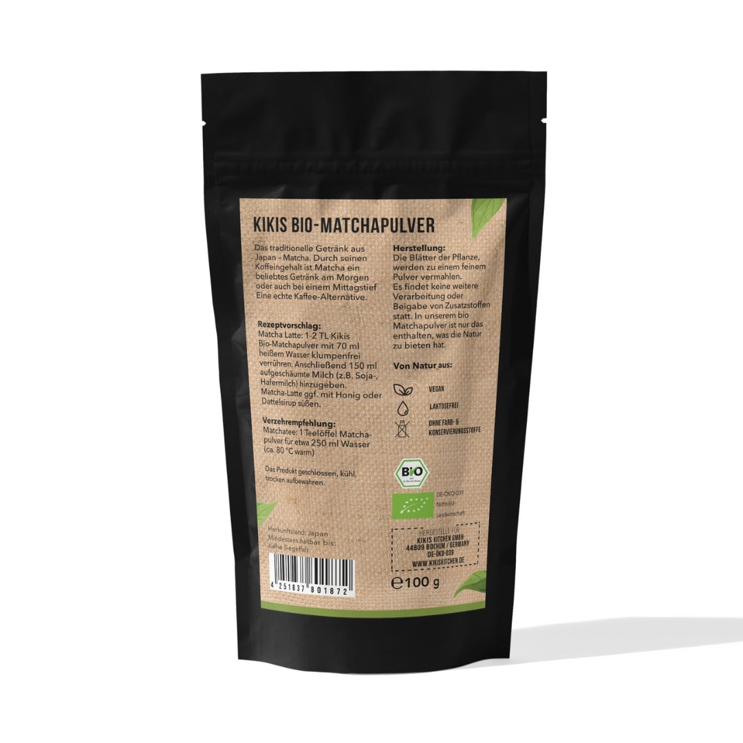 Kikis Matchapulver BIO - 100g - von Kikis Kitchen - Nur €13.90! Bestelle jetzt Kikis Kitchen