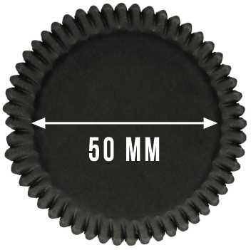 Kikis Muffinförmchen - aus Papier schwarz 60 Stück - von Kikis Kitchen - Nur €4.50! Bestelle jetzt Kikis Kitchen