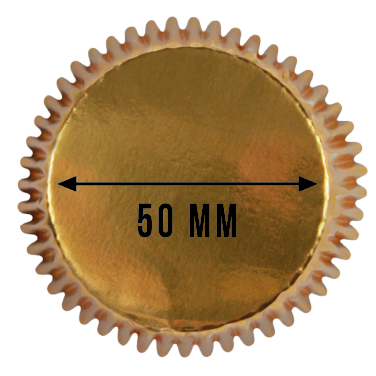 Kikis Muffinförmchen - aus Papier gold 60 Stück - von Kikis Kitchen - Nur €4.50! Bestelle jetzt Kikis Kitchen