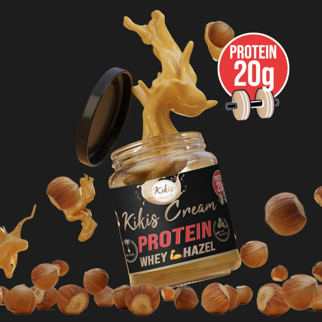 Kikis Cream PROTEIN WHEY HAZEL - Haselnusscreme - von Kikis Kitchen - Nur €4.49! Bestelle jetzt Kikis Kitchen