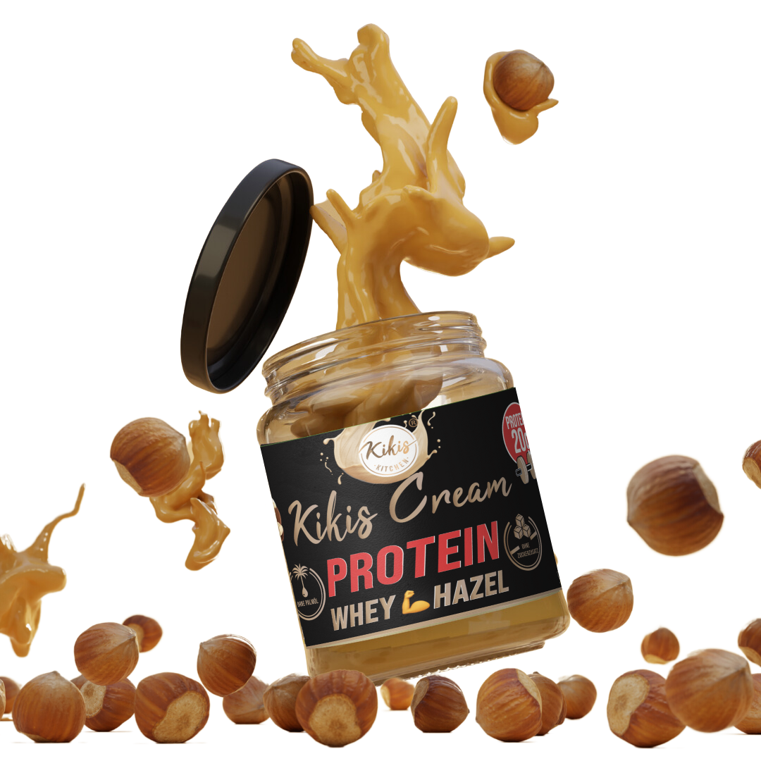 Kikis Cream PROTEIN WHEY HAZEL - Haselnusscreme -  von Kikis Kitchen - Nur €4.49! Bestelle jetzt Kikis Kitchen