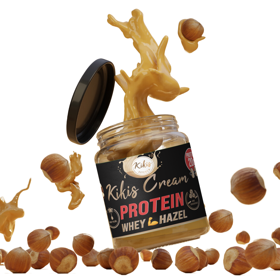 Kikis Cream PROTEIN WHEY HAZEL - Haselnusscreme - von Kikis Kitchen - Nur €4.49! Bestelle jetzt Kikis Kitchen