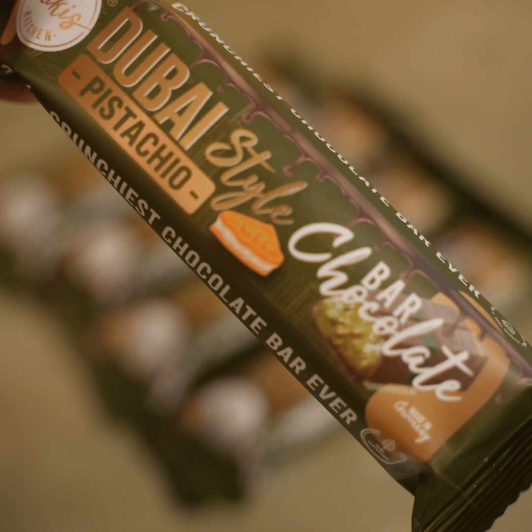 Kikis Dubai Style Bar Chocolate - Pistachio🍫 - von Kikis Kitchen - Nur €2.99! Bestelle jetzt Kikis Kitchen