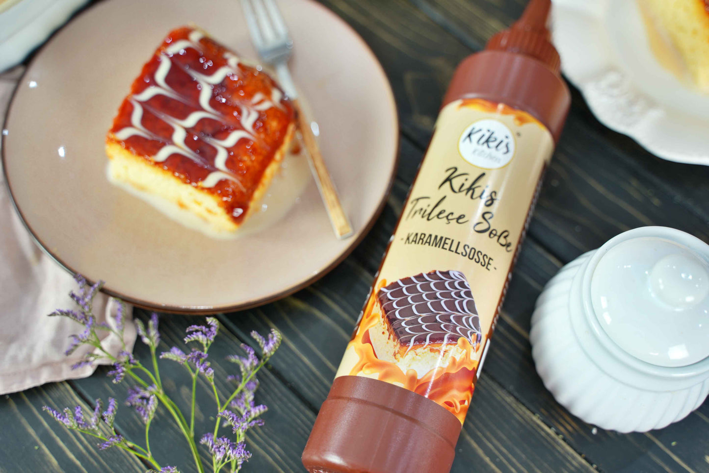 Kikis Trilece Soße - Karamellsoße - von Kikis Kitchen - Nur €4.90! Bestelle jetzt Kikis Kitchen