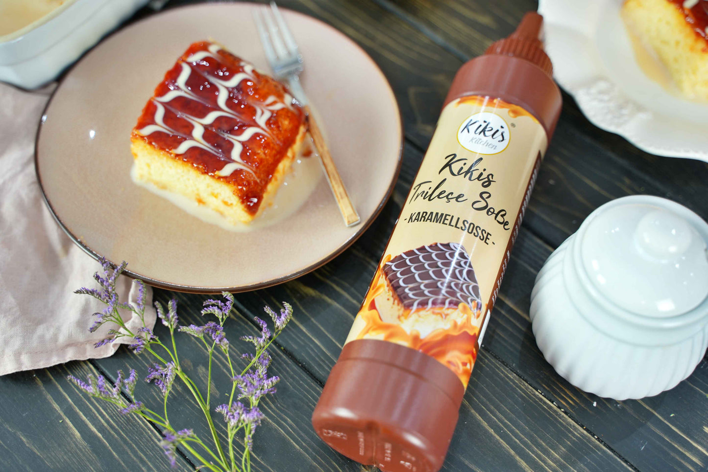 Kikis Trilece Soße - Karamellsoße - von Kikis Kitchen - Nur €4.90! Bestelle jetzt Kikis Kitchen