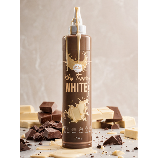 Kikis Topping White Choco - weiße Schokolade 900g - von Kikis Kitchen - Nur €8.99! Bestelle jetzt Kikis Kitchen