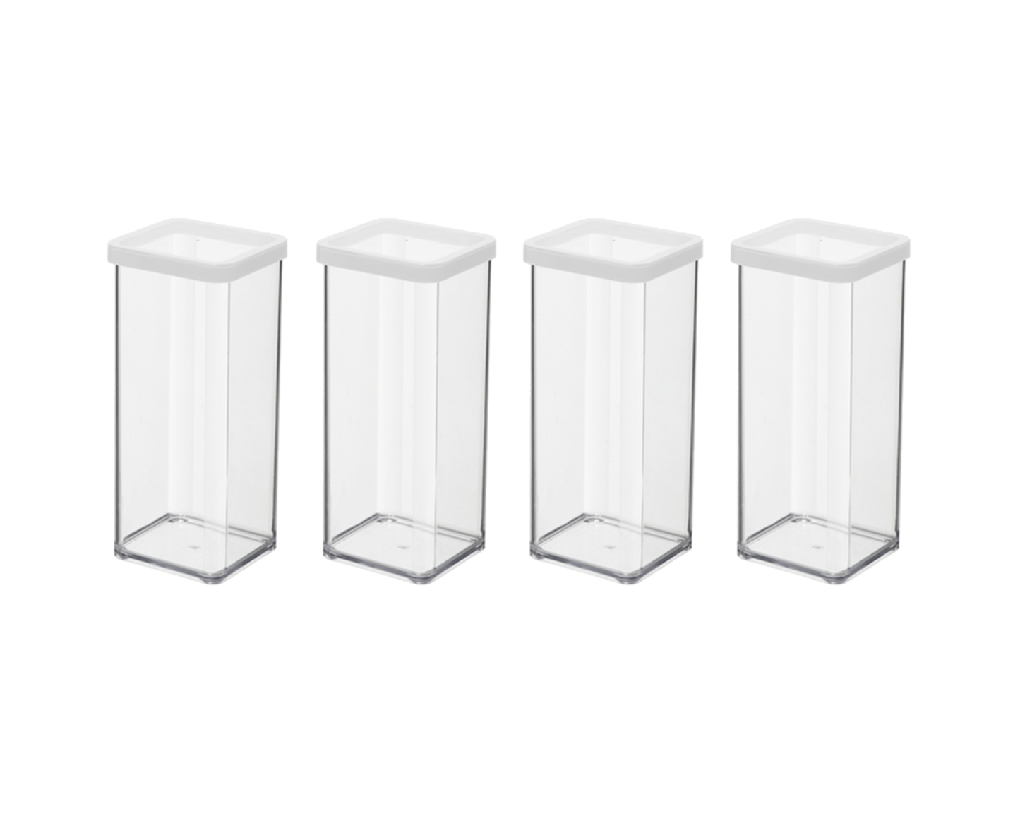 Premium Vorratsdose 4er Set quadratisch 1,5 l - von Rotho - Nur €34.90! Bestelle jetzt Kikis Kitchen