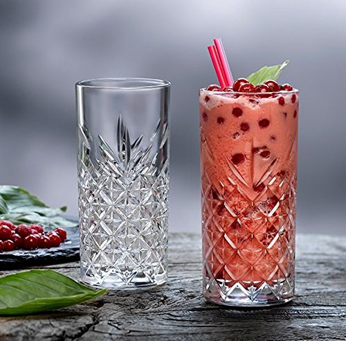 Trinkglas Timeless Kristall-Design 295ml lang - von Tanay - Nur €2.99! Bestelle jetzt Kikis Kitchen