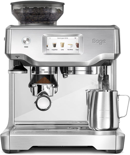 Sage Barista Touch™ Kaffeemaschine - Siebträger - Gebürstetes Edelstahlgrau -  von Sage - Nur €999.90! Bestelle jetzt Kikis Kitchen