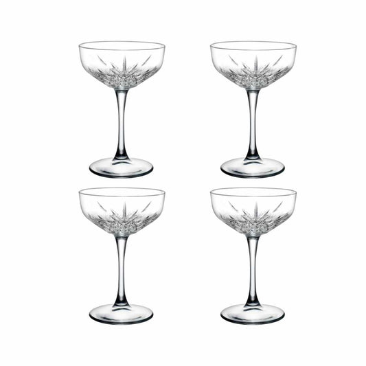 Cocktailbecher mit Fuß - Kristall-Design 4er Set -  von Tanay - Nur €15.90! Bestelle jetzt Kikis Kitchen