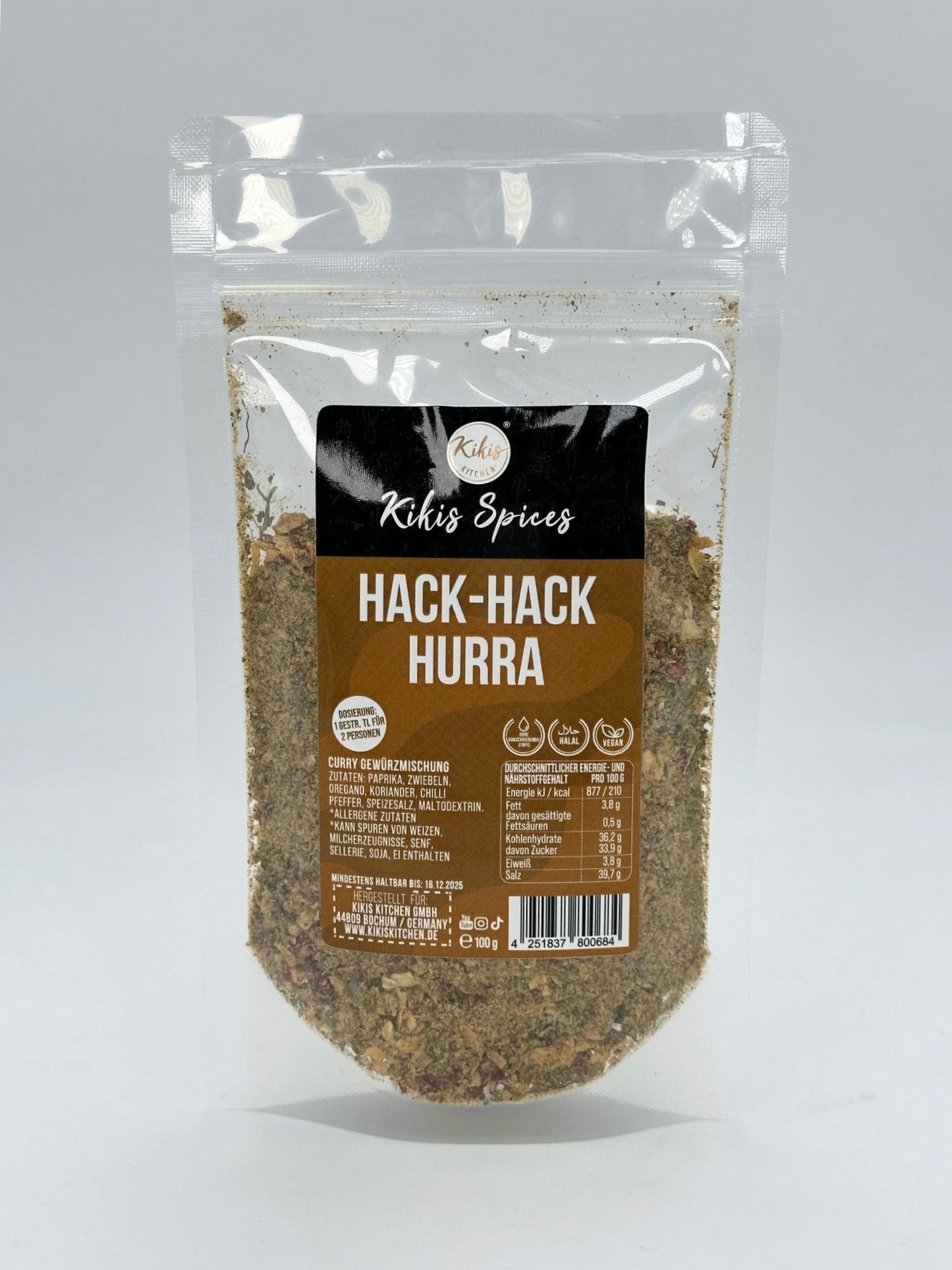 Kikis Spices - Hack-Hack Hurraaaaa Gewürzmischung - von Kikis Kitchen - Nur €3.90! Bestelle jetzt Kikis Kitchen