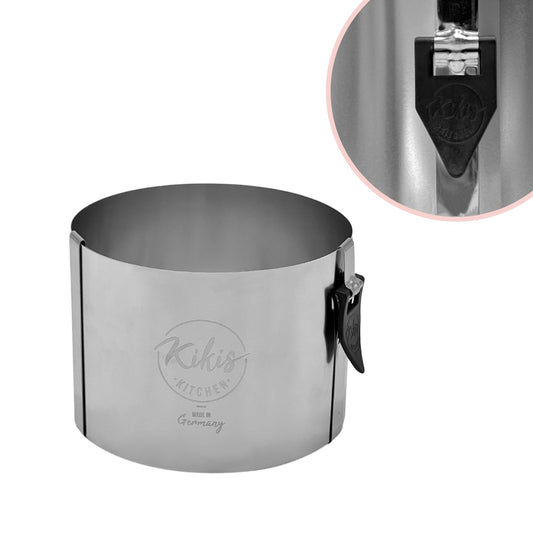 Kikis Tortenring MINI mit Klemmhebel & Skala - von Kikis Kitchen - Nur €17.90! Bestelle jetzt Kikis Kitchen