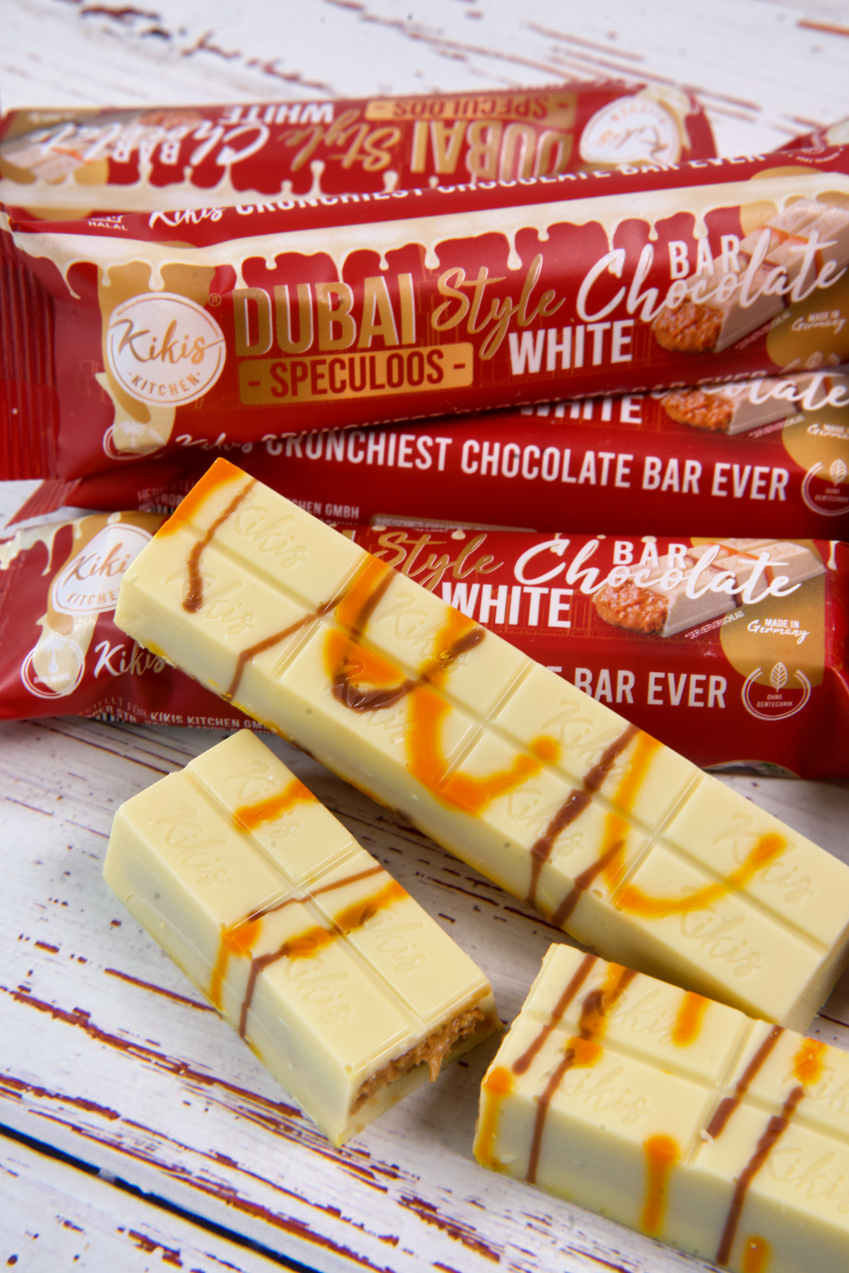 Kikis Dubai Style Bar White Chocolate - Speculoos 🍫 -  von Kikis Kitchen - Nur €2.99! Bestelle jetzt Kikis Kitchen
