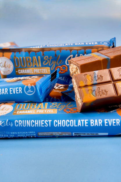 Kikis Dubai Style Bar Chocolate - Caramel Pretzel 🥨 -  von Kikis Kitchen - Nur €2.99! Bestelle jetzt Kikis Kitchen