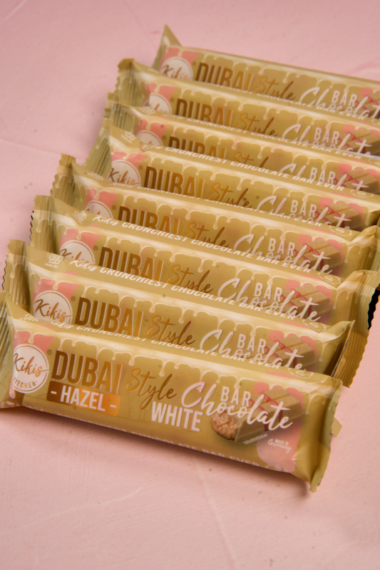 Kikis Dubai Style Bar White Chocolate - Hazel 🍫 -  von Kikis Kitchen - Nur €2.99! Bestelle jetzt Kikis Kitchen