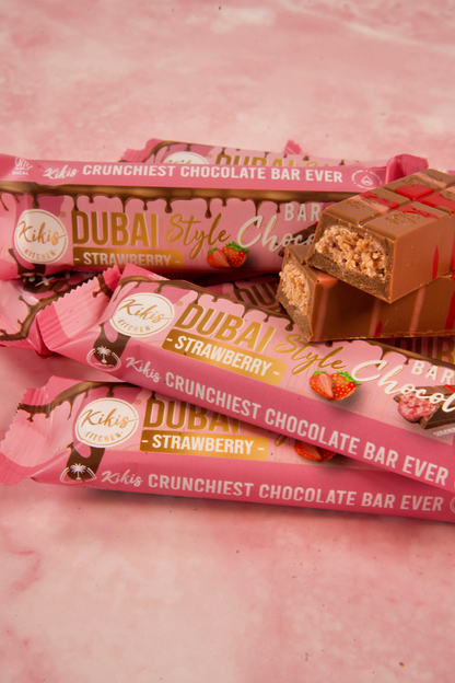 Kikis Dubai Style Bar Chocolate - Strawberry 🍫 -  von Kikis Kitchen - Nur €2.99! Bestelle jetzt Kikis Kitchen