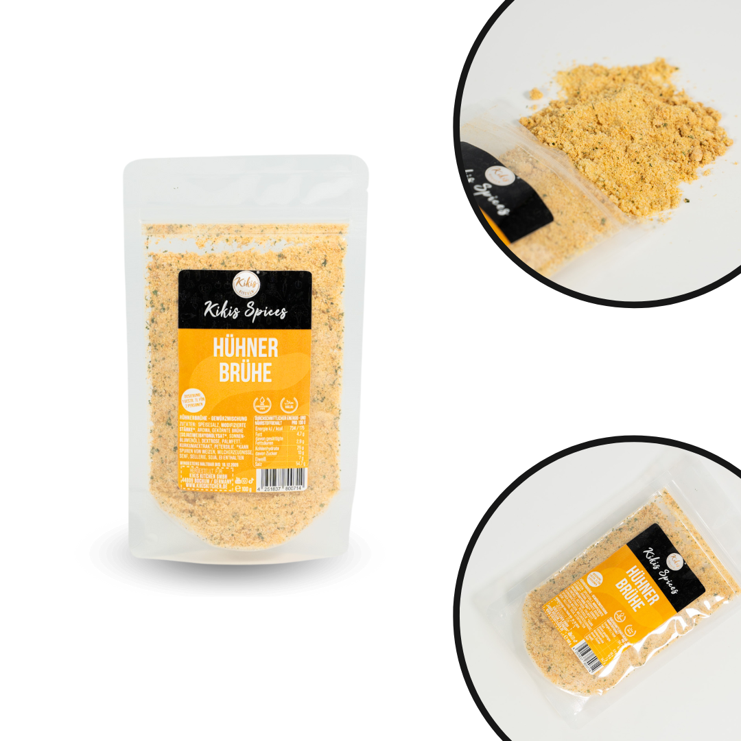 Kikis Hühnerbrühe - Würzmischung -  von Kikis Kitchen - Nur €4.50! Bestelle jetzt Kikis Kitchen