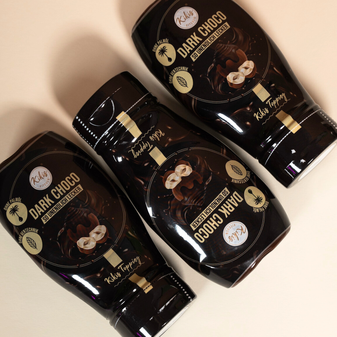 Kikis Topping Dark Choco - Dunkle Schokolade 320g -  von Kikis Kitchen - Nur €4.99! Bestelle jetzt Kikis Kitchen