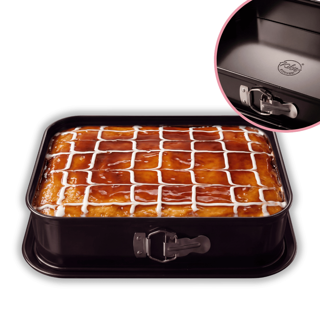 Kikis Springform eckig groß - BLACK EDITION -  von Kikis Kitchen - Nur €20.90! Bestelle jetzt Kikis Kitchen